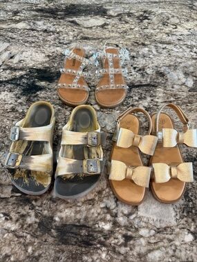 Little girls adorable sandals